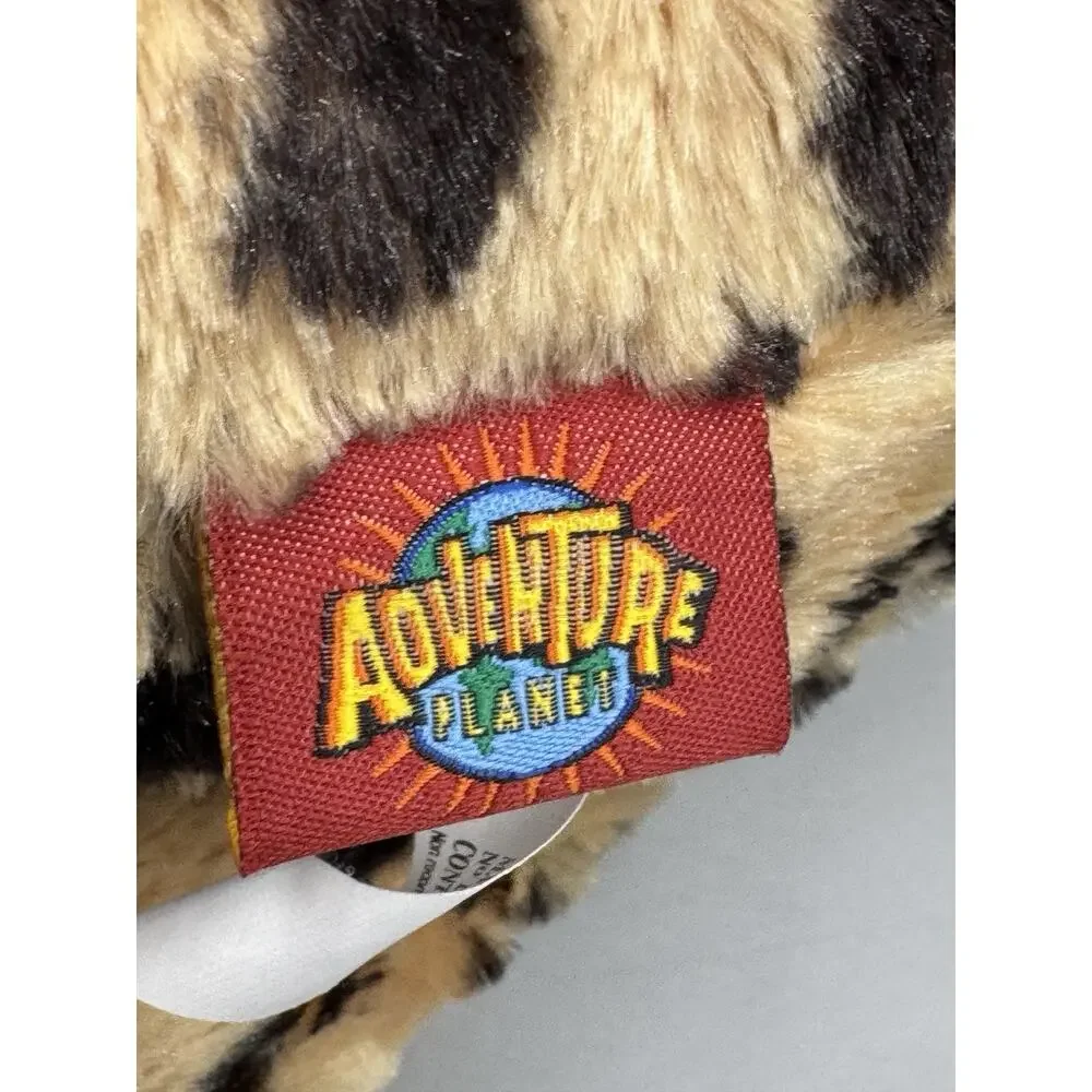 Adventure Planet Spotted Leopard Cheetah Plush 10” Stuffed Animal Wild Cat